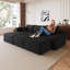 Canapé modulaire 95 "avec 2 repose-pieds Cloud-129116929