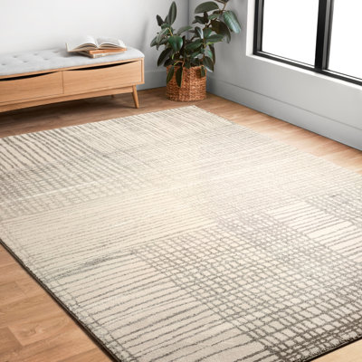 Tapis ivoire / gris Aparicio