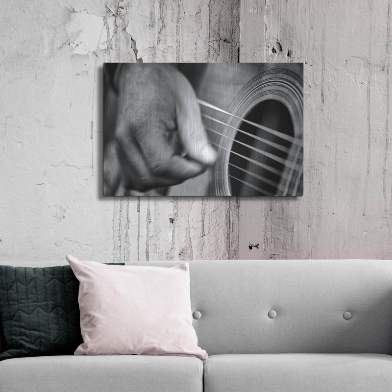 'Busker' by Rick Berk Metal Wall, 24" H x 36" W