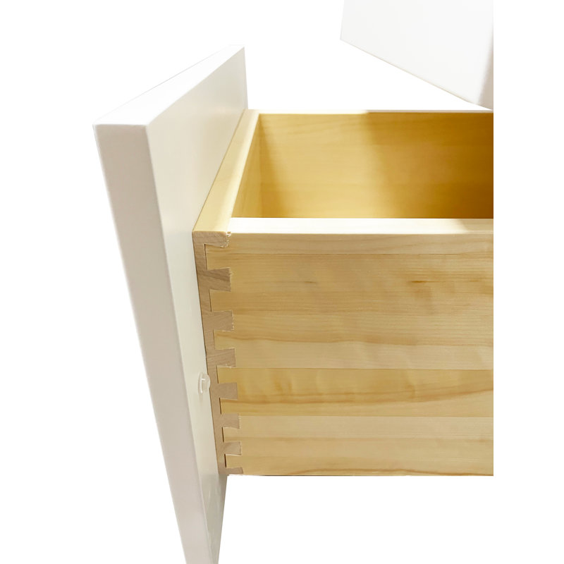 Meuble-lavabo de 36 po avec tiroir Disar, Blanc