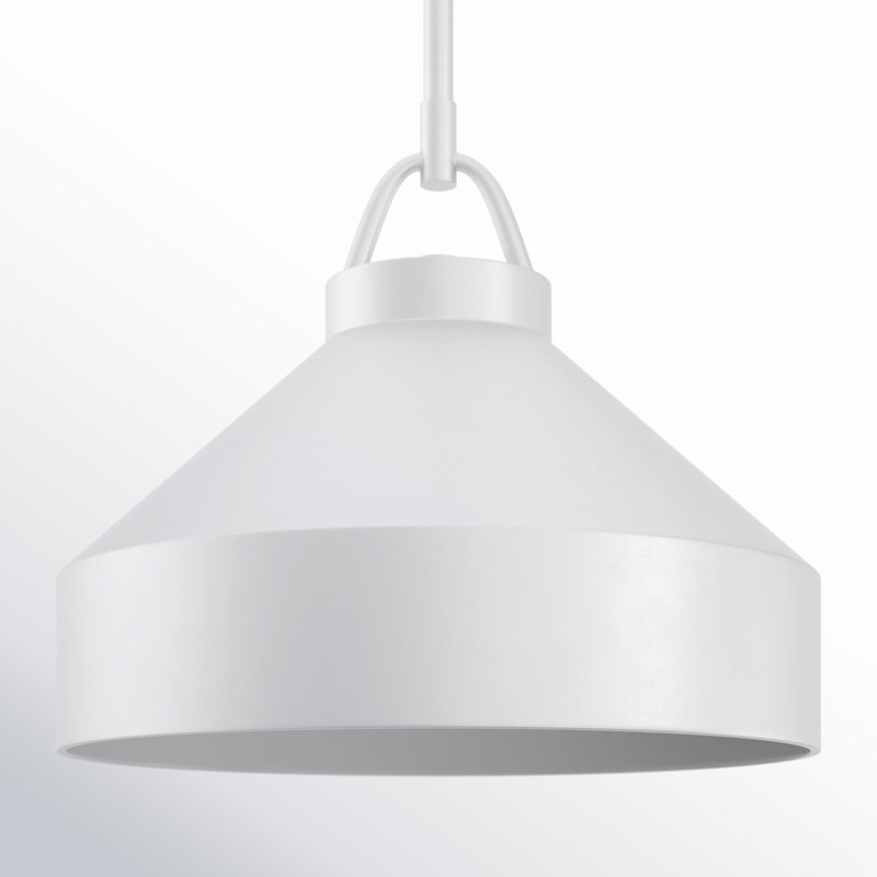 Orion 1 - Light Dome Pendant, White, 49.25" H x 12" W x 12" D
