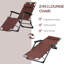 21 chaises de plage pliantes avec coussins et poches, réglables pour le patio, la pelouse, la piscine, la terrasse, l'extérieur, la chaise de piscine brune, la poche de bronzage. Pour la plage, la terrasse. Brun. Conception compacte et pliable,