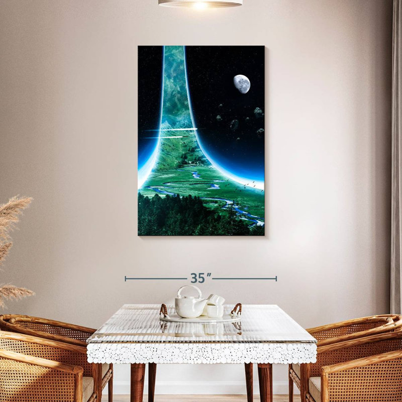Kelan Ring World, 45" H x 30" W
