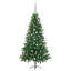 Arbre de Noël artificiel semi-illuminé avec ensemble de décoration de fête-802314907