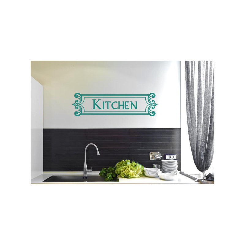 Wall Decal, Large, Aqua Green