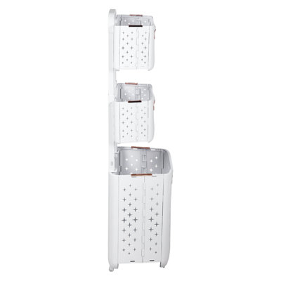 Plastic Laundry Basket with Handles