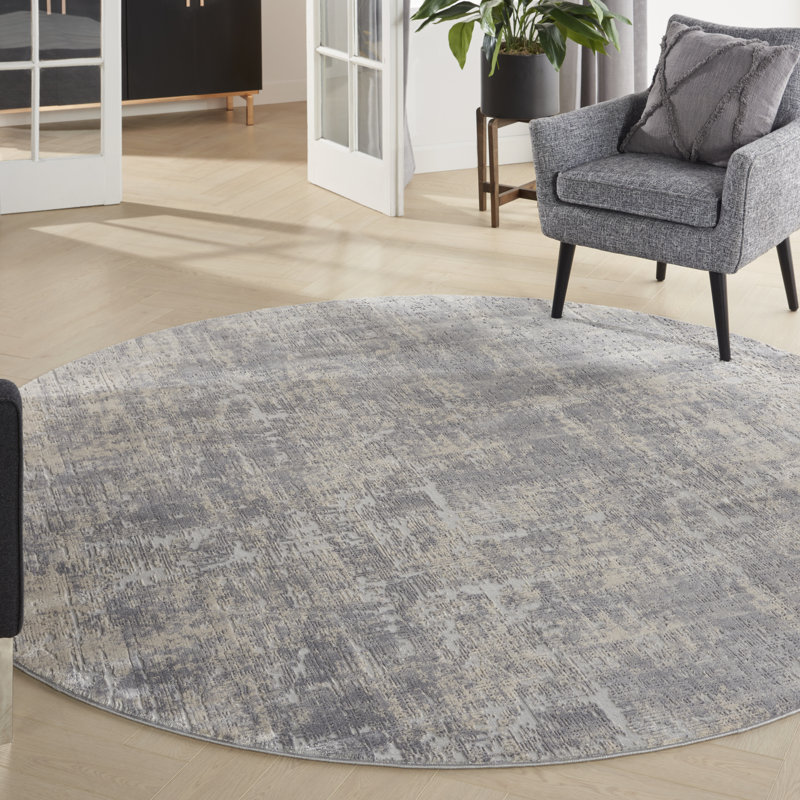 RUSTIC TEXTURES - Area Rug, Round 7'10"