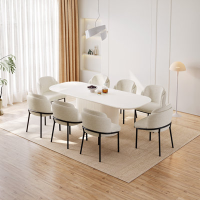 Dining Table Set,Modern Dining Room Table With Chairs by Corrigan Studio