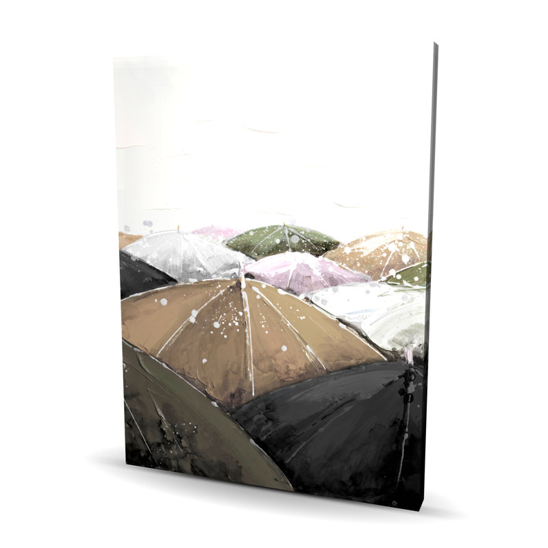 Spring Showers - Contemporary Canvas for Bedroom Decor