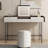 Simple solid wood clamshell mirror dresser-105340031