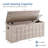 Farmhouse Storage Bench with Shoe Storage, 47.2" Entryway Bench with Soft Close Lid for Bedroom, Hallway, Living Room-1121830537