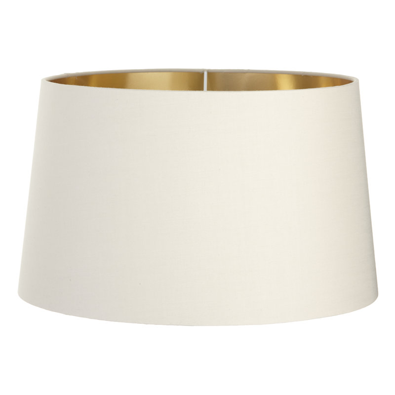 30cm H Linen Drum Lamp Shade ( Uno ), Soft Latte