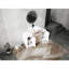 Meuble-lavabo autoportant de 48 pouces avec lavabo en céramique et 2 armoires de rangement, porte à fermeture douce, armoire combinée-1151634501-1151634504