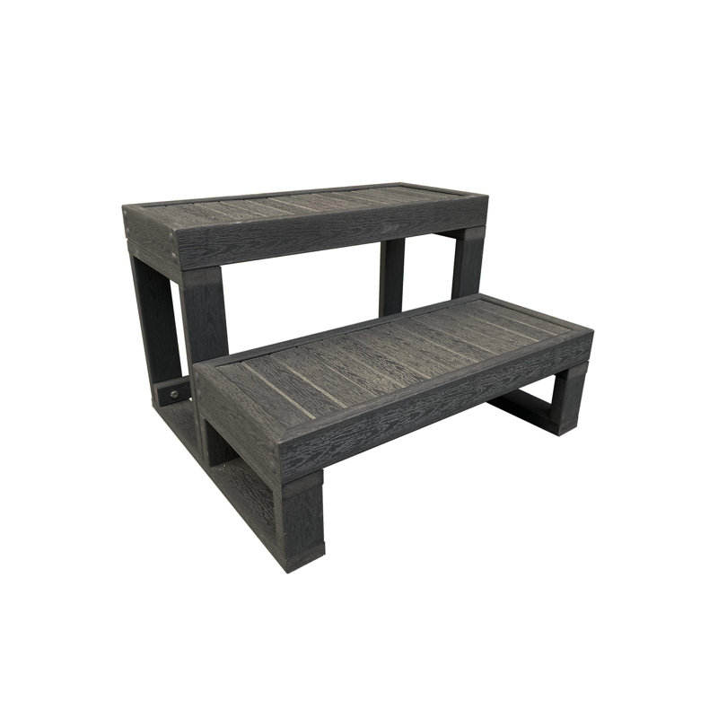 Westview Manufacturing 21'' D Hot Tub Step in Gray