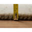 Tapis de couloir noué à la main 6 pi x 11 pi 10 po en laine blanche à motif moderne C0A6D1CCE97B4F459BFCE2F8D8B434D8