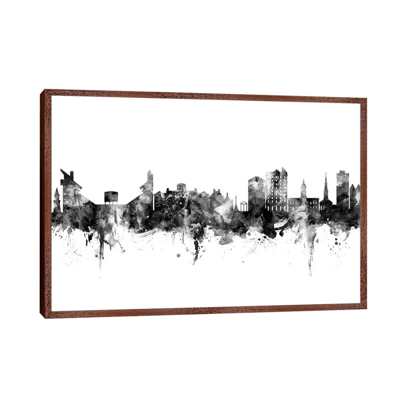 Athens Georgia Skyline by Michael Tompsett - Print on Canvas, 45.72cm H x 66.04cm W x 3.81cm D