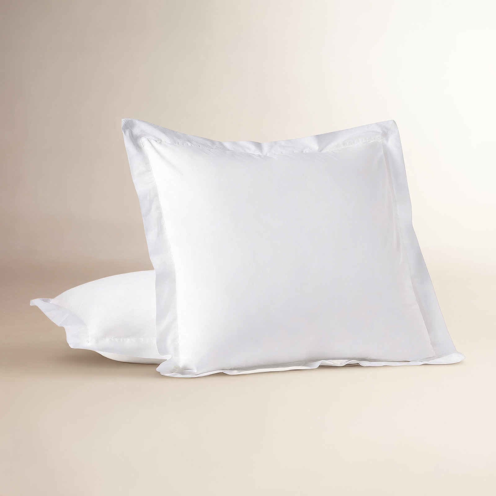 Refined Organic Classic Organic Percale Sham, Alpine White, King
