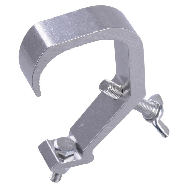 Load Small Stage Light Hook Aluminum Alloy Light Clip, 0.98" H x 5.31" W x 4.44" D
