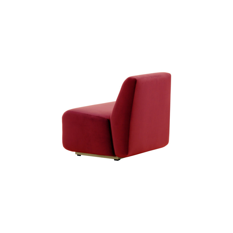 Dilly Upholstered Armchair, Red