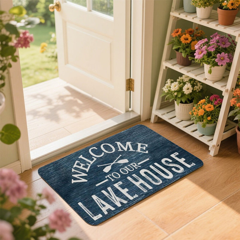 Tapis de bord de mer 36 x 24, tapis de bienvenue nautique