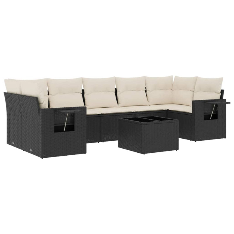 Ensemble de canapé de jardin Vidaxl PE