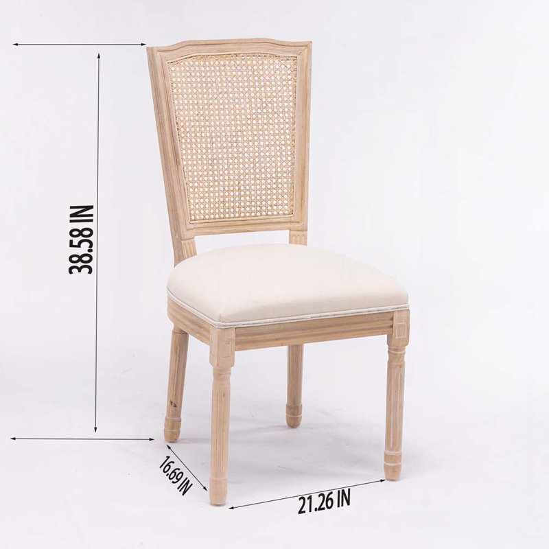 Chaise en bois massif
