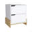 Nightstand, Bedside Table With 2-Drawers-378337652