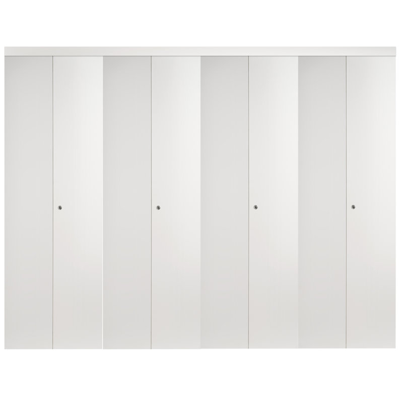Intérieur en bois aggloméré lisse encastré lisse, Blanc, 120 po x 96 po