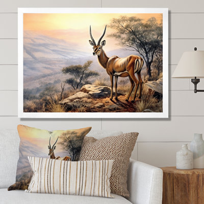 «Graceful Antelope III», reproduction sur toile