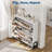 Compact 2-Drawer Shoe Rack, Narrow Wood Cabinet with Metal Legs for Entryway, Hallway or Living Room-521847754