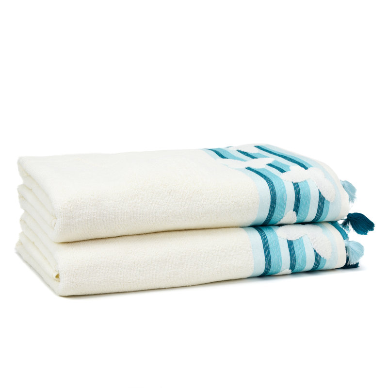 Ensemble de serviettes en coton Butterfly, Arctique