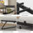 Daybed Twin with Pop Up Trundle, Farmhouse Wooden Day Bed Frame with 3 Storage Drawers and Shelves, Twin Daybed with Charging Station and LED Lights for Bedroom, Guest Room-1124053277-1131305966