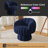 Upholstered Swivel Accent Chair Barrel Chair With Pillow (Set of 2)-1200575258