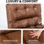 Faux Leather Accent Chair
