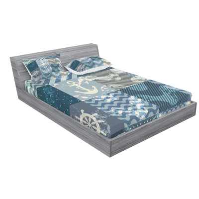 Microfiber Patchwork Sheet Set