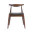 Ensemble de 2 chaises de salle à manger en bois d'hévéa-127936785