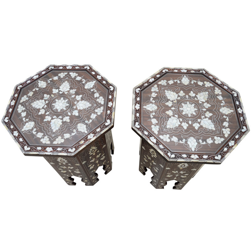 Syrian Glass End Table