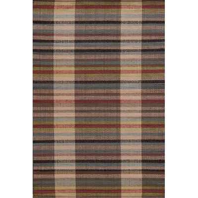 SAMPLE-Handwoven Flatweave Brown/Red/Blue Area Rug - 2'x1'6"