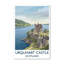 Urquhart Castle, Scotland - Loch Ness Ruins And Highland Romance Travel Poster. Giclee Print On Wrapped Canvas. Wall Art, Home Decor - Castles & Palaces, Scotland - Wrapped Canvas Print-77468566