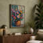 Terracotta Roses Botanical - Wrapped Canvas-1879409819-1879409828