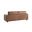 Ensemble de canapé modulaire en velours côtelé de style moderne minimaliste 2 pièces, brun, convenant à un usage quotidien-130464071