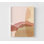 Impression de chambre à coucher abstraite minimaliste dans la chambre des maîtres, encadrée, paysage aride, art mural, chambre d'amis, décor neutre Inspo