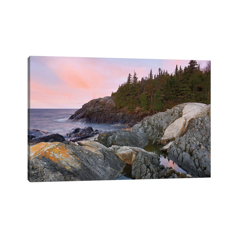 Horseshoe Bay On Lake Superior, Pukaskwa National Park, Thunder Bay, Ontario, Canada by Tim Fitzharris - Wrapped Canvas Print