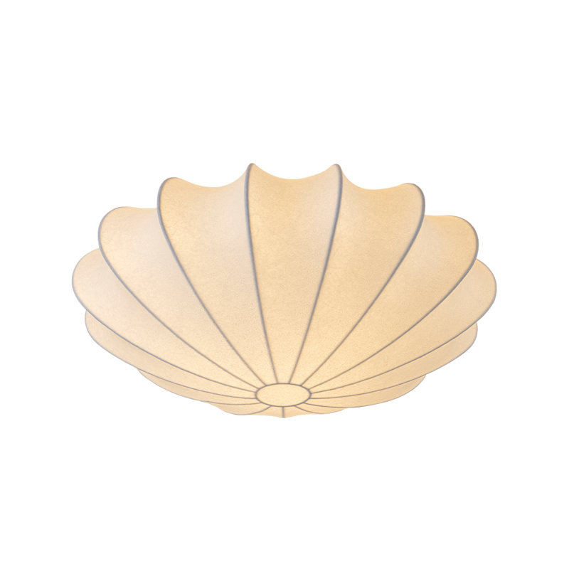 Aneve Silk Semi Flush Mount, 8.2" H x 19.7" W x 19.7" D