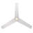 54" Lotus 3 - Blade Outdoor Smart Ceiling Fan with Remote Control and LED Light Kit Included, Works With Alexa and iOS or Android App-32650316-128517877