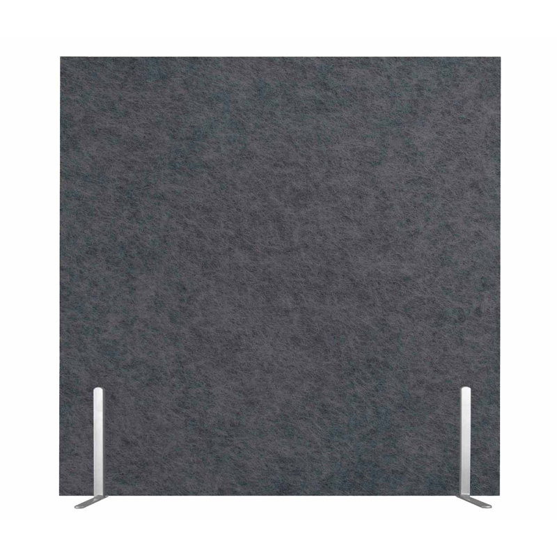 Panneaux d'intimité de bureau SoundSorb, H 24 po x L 24 po, Gris foncé