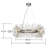 Myanna 12 - Light Crystal and Iron Dimmable Sputnik Round / Oval Chandelier-1718353613