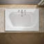 Memoirs 66-In X 42-In Heated Bubblemassage Air Bath With Bask And Center Rear Drain-1687356192