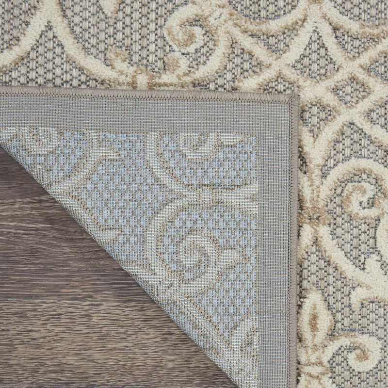Tapis naturel moderne ikat Newton, Rectangle 2 pi 8 po x 4 pi