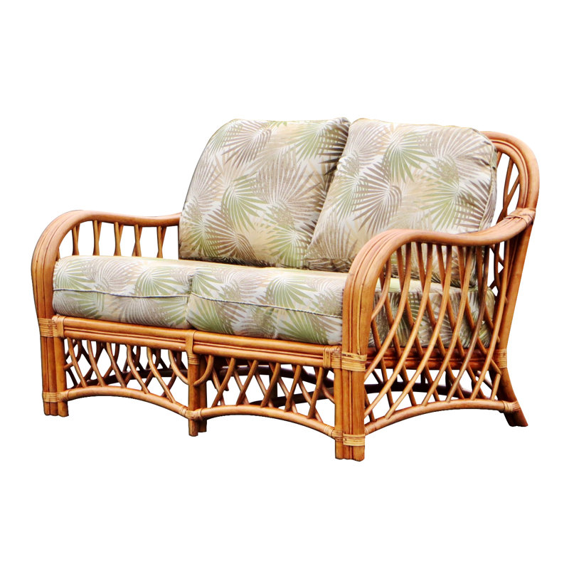 Abha 61" Loveseat with Reversible Cushions, Callie Coffee